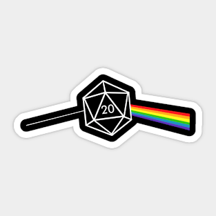 D20 Dungeons and Dragons D&D Sticker